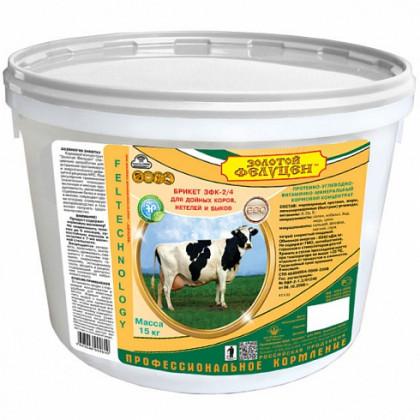 Фелуцен Золотой протеиновый для дойных коров и быков производителей (ведро 15 кг)КапиталПрок
