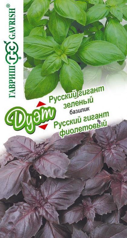 Русский гигант зеленый + Русский гигант фиолетовый Ц(Г)