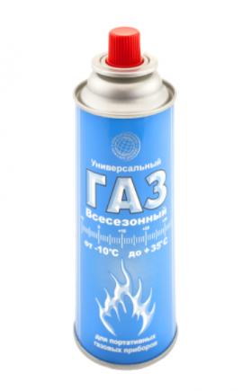 Газ Всесезонный универсальный синий \12шт