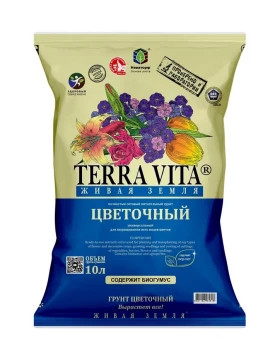Цветочный 10л 5шт\210 шт Живая земля Фарт