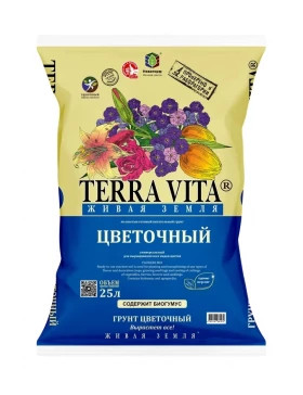 Цветочный 25л 60 шт Живая земля Фарт