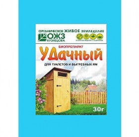 Удачный Биопрепарат для туалетов порошок 30гр\40шт