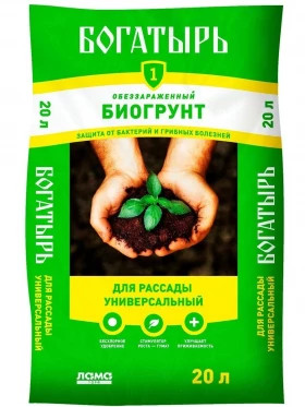 Богатырь Для рассады универсальный 20л\120шт Лама Торф