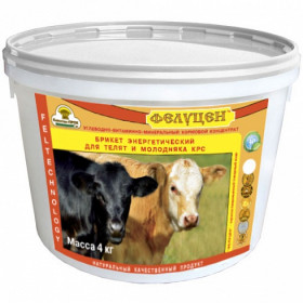 Фелуцен К2-4 энергетический для телят и молодняка (ведро 4 кг)КапиталПрок