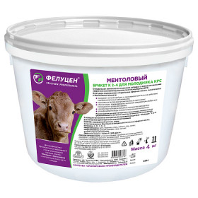 Фелуцен К2-4 энергетический для телят и молодняка ментоловый (ведро 4 кг)КапиталПрок
