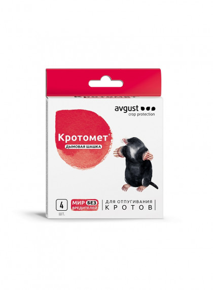 Кротомет шашка 4*30гр/20шт Август