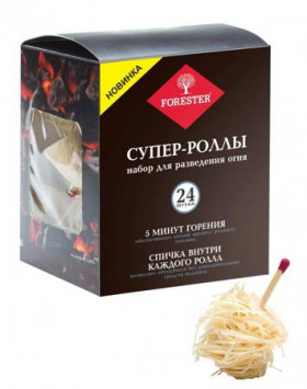 Супер-ролл, набор для разведения огня/24шт//8