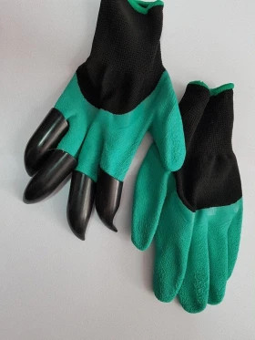 Перчатки садовые с когтями\120