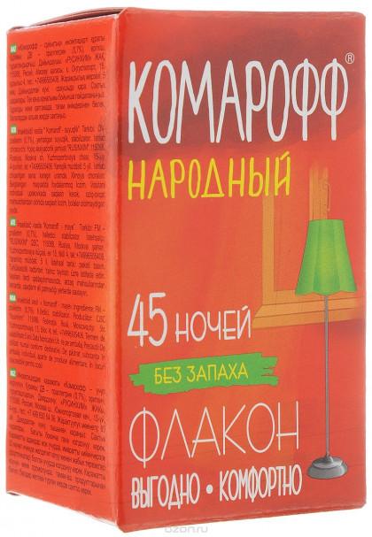 Комарофф Народный Жидкость 45н б/з 30мл/24