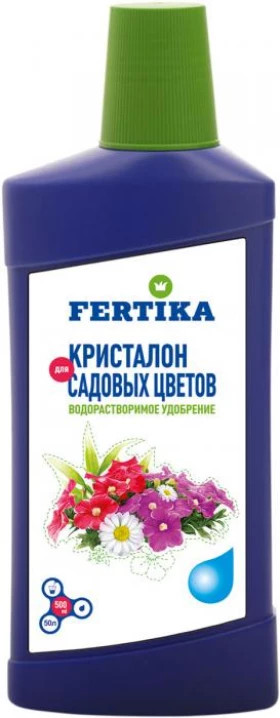 ФЕРТИКА Кристалон для садовых цветов жидкий 500 мл мин удобрение \20 шт