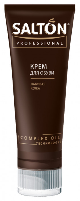 Крем д/об из лаковой кожи в тубе 75мл Черный/12