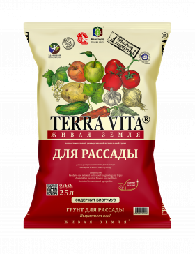 Рассада 25л/60шт Живая земля Фарт