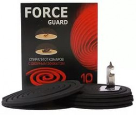 Спирали FORCE guard Двойной эффект красные\60шт