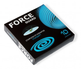 Спирали FORCE guard от комаров синии\60шт