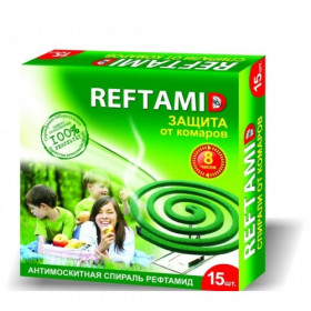 Спирали Рефтамид от комаров 10\60шт