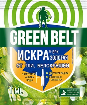 Искра золотая от тли, белокрылки, колорадского жука 1 мл пакет\350 шт\Техно