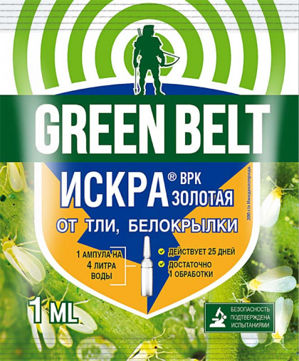 Искра золотая от тли, белокрылки, колорадского жука 1 мл пакет\350 шт\Техно