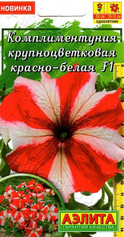 Красно-белая крупноцветковая Ц(А)