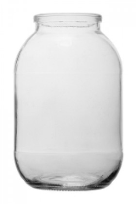 Стеклобанка без резьбы 2000 мл1-82/12шт/Камышин Тара