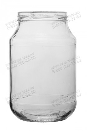 Стеклобанка с резьбой 2000мл КБ20-В100А./12шт