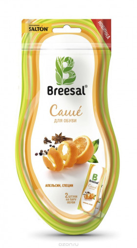 BSACSHO201 Ароматическое саше для обуви Цитрусовая свежесть /12//24