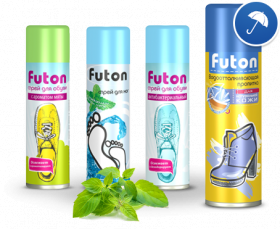 Футон дезондорант для обуви 153мл./24шт