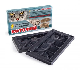КОТОФЕЙ Клеевая ловушка  лоток MAXI \12  шт