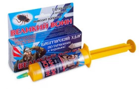 Великий Воин ГЕЛЬ от Тараканов (шприц-дозатор)45гр/60шт/ВХ