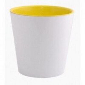 Деко 13*12,5 жёлтый /белый 10 шт/уп