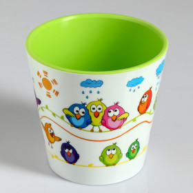 Деко 13*12,5 со вставкой Птицы 10 шт/уп