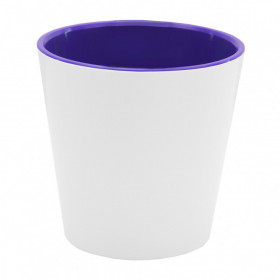 Деко 16*15,5 белый/т.сиреневый 5 шт/уп