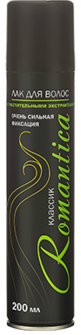 Лак Романтика Классик с/ф 200 мл(черный)\24шт