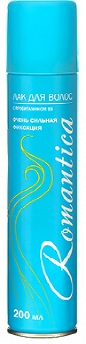 Лак Романтика ос/ф с провит B5 голубой 200 мл\24