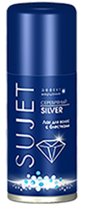 Лак с Бл.Сюжет ср серебряный 100 мл( SUJET)\15шт