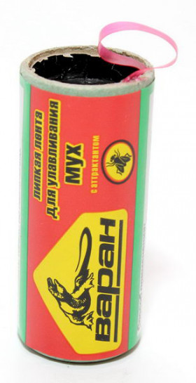 Лента от мух Варан (красный)100\1000