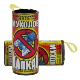 Лента от мух Мухолов Капкан 100шт\1000шт