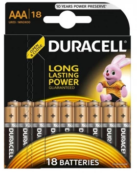 Duracell Basic Alkaline LR03-18BL \180 АКЦИОННАЯ ЦЕНА БЕЗ СКИДКИ