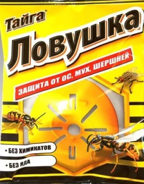 Ловушка Тайга для ос, мух, шершней 50 шт/кор