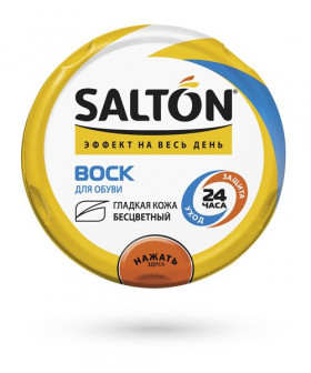Воск для обуви из гл.кожи в банке 75мл Бесцветный/12//144