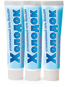 Холодок гель бальзам после укусов  50 мл\80 шт\ВХ
