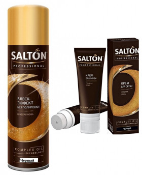 Блеск-Эффект без полировки д/гл.кожи+ крем д/об 75мл Черный в подарок/12шт