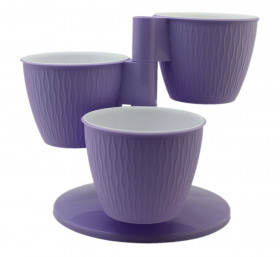 Каскад лаванда (пирамида 3 шт)