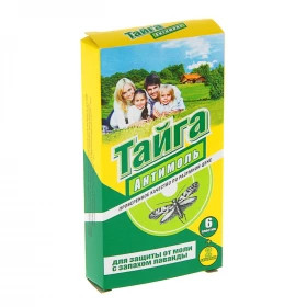 Антимоль Тайга Подвесн.блок 2вешалки+6пластин/10шт/24шт