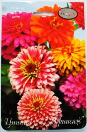 Цинния Вернисаж смесь Каприс 20*1 гр.