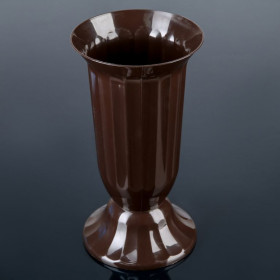 Флора 38 вазон темно-коричневый /5шт