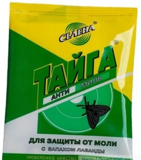 Антимоль Тайга 18гр.в пакете\20шт