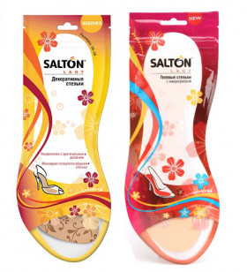 Стельки гелевые с микрофиброй ПРОМО+декор.стельки/24