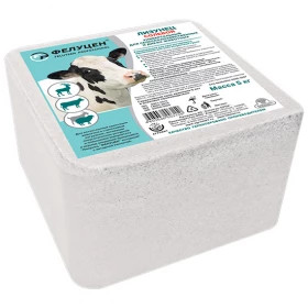 Лизунец Фелуцен 5кг без МЭЛ для с/х и диких живот.5кг под держатель\2штКапиталПрок