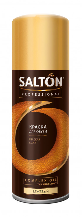 Краска-Аэрозоль д/кожи Бежевый 200мл\12шт