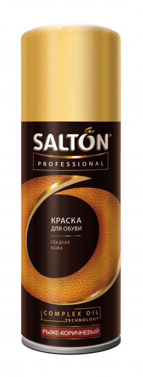 Краска-Аэрозоль д/кожи Рыже-коричневый 200мл\12шт